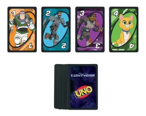 Juego De Mesa Uno Edicion Especial Buzz Lightyear Toy Story