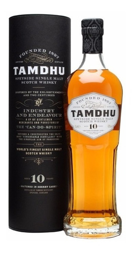 Whisky Single Malt Tamdhu 10 Años Speyside 40%abv Escoces