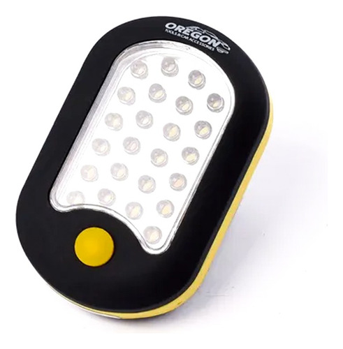 Linterna Led Portatil 24 Led Iman Trabajo Gancho Camping Linterna Amarillo Luz Blanco
