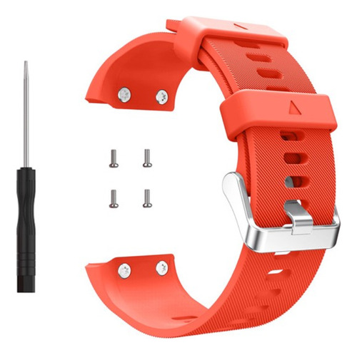 Correa Compatible Con Garmin Forerunner 30 35 22mm Naranja