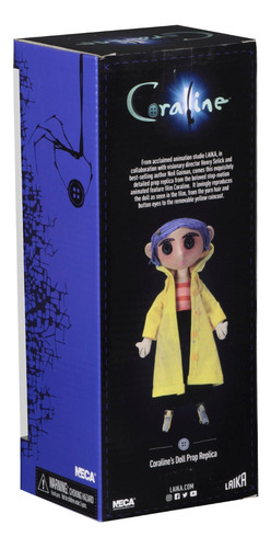Coraline Ojos Boton Muñeca 22cm Neca Original