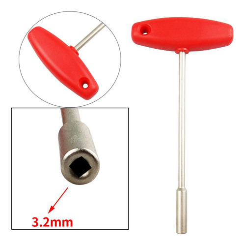 Bicicleta Oculta Radios Llave Bicicleta De Cuadrado 3,2 Mm