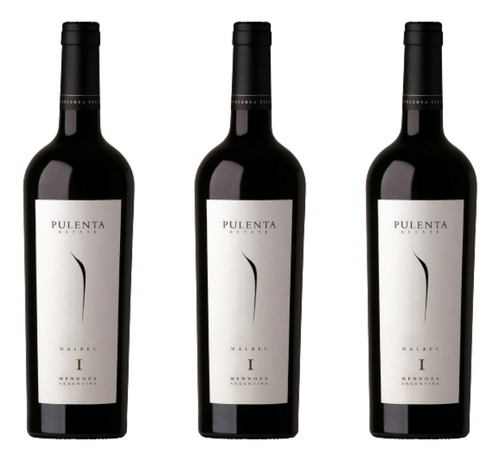 Vino Pulenta Estate Malbec Caja Por 3x750ml 