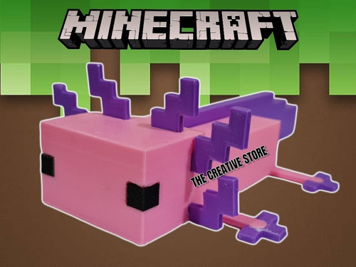 Minecraft - Ajolote - Axolotl. 