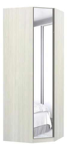 Guarda-roupa Modulado Canto Diagonal Com Espelho 1 Porta