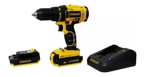 Taladro/atornillador Inalambrico Stanley 1/2  20v Ion-litio