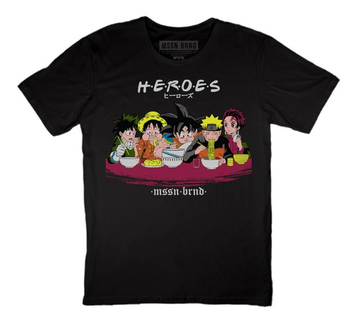 Playera Mssn Brnd - H.e.r.o.e.s - Héroes 