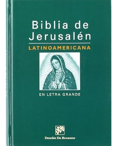 Libro Biblia De Jerusalen Latinoamericana En Letra Grande