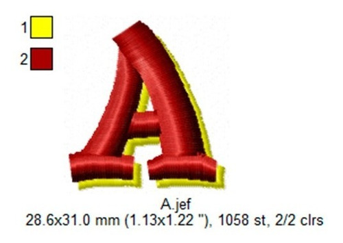 Lindo Alfabeto.. Matrizes Para Bordado Computadorizado Cod23