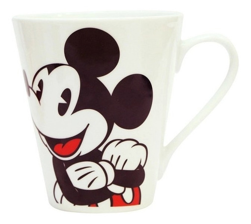Caneca Mickey Mouse Clássico Anos 90 Porcelana 330ml