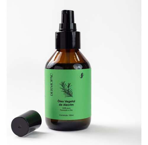 Super Kit Óleos Vegetais Alecrim Rícino Semente De Uva 100ml