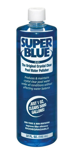 Aclarador Para El Agua De Piscina Azul