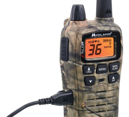 Radios 2 Vias Midland T75vp3 61km (38 Millas) Camuflaje Gmrs/frs