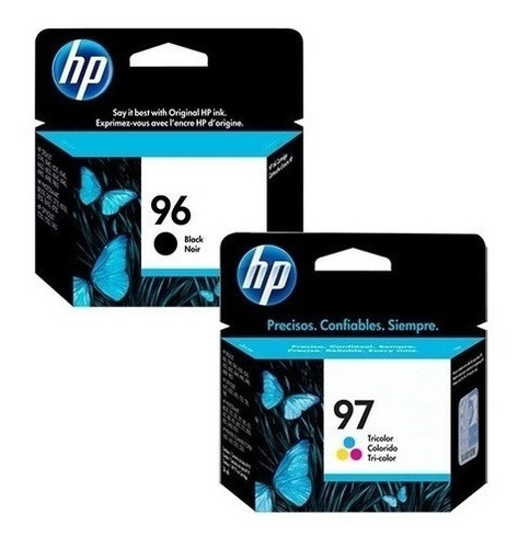 Kit Cartuchos Originais Hp 96 Preto E 97 Color Novos P 5940