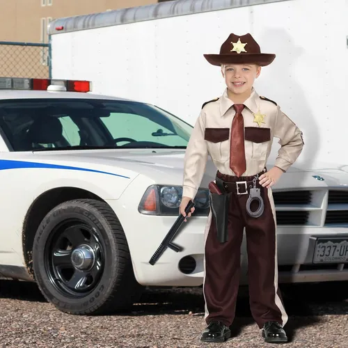 Disfraz De Policía Infantil Latocos, Sheriff Con Accesorios