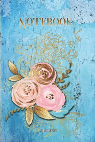 Note Book 100 Paginas A Rayas: Libretas Bonitas -floral-