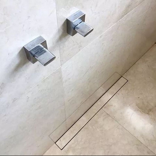 Ralo Linear Invisível Oculto 50cm Branco Tigre