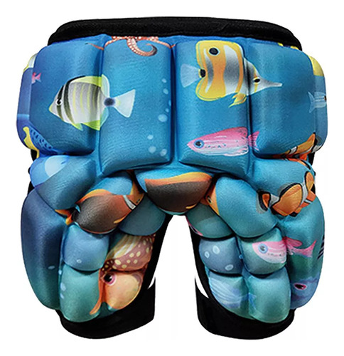 Pantalones Cortos Acolchados En 3d Con Protección De Cadera