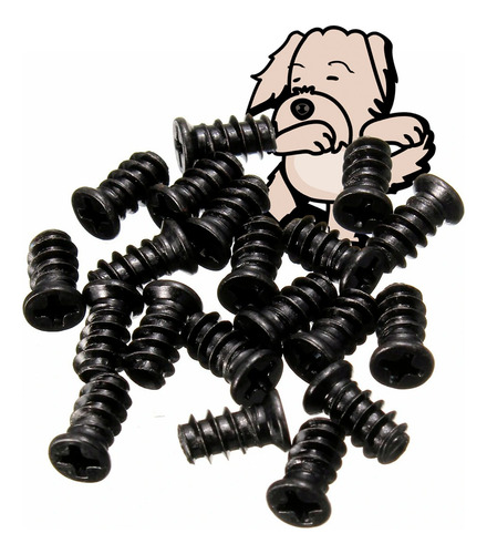 20 Unidades Tornillos Para Coolers Exclusive Hw Pc Negro