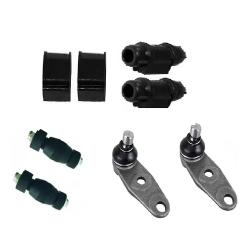 Kit Bucha Estabilizadroa + Pivô 12mm + Bieleta Renault Clio