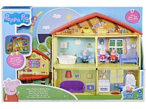 Peppa Pig Peppa's Playtime To Bedtime House Playset
