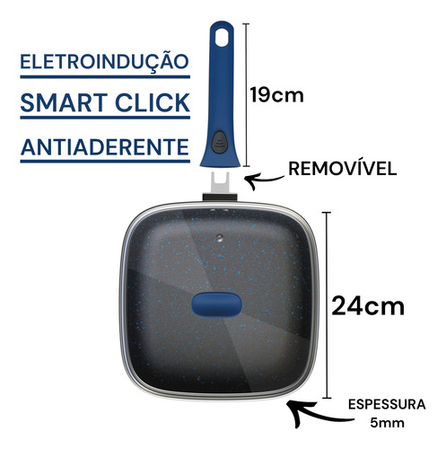 Panela Antiaderente Grande Fritadeira Com Cesto Escorredor
