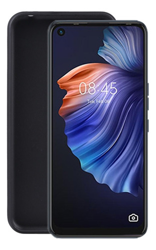 Zt Funda De Teléfono Tpu Negra Mate Para Tecno Camon 17