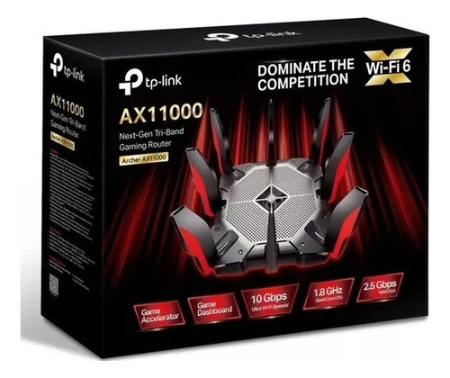 Router Archer Ax11000 Gaming Wifi6 Gigabit 8 Ant