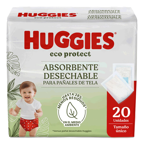 Inserto Desechable Huggies Eco Protect 20 Un