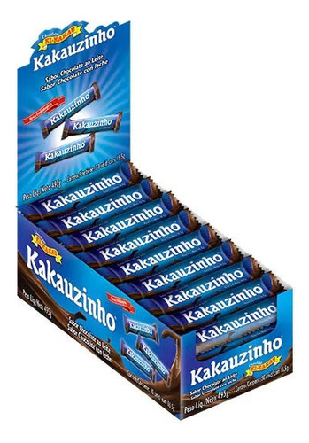 Chocolate Kakauzinho Ao Leite Caixa Com 30un Display 495g
