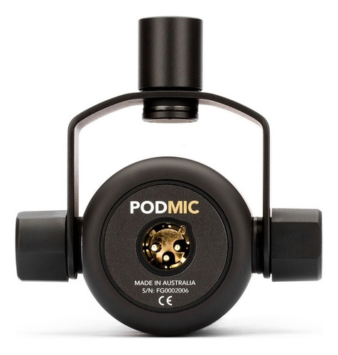 Microfone Rode Podmic Dinâmico Cardioide Cor Preto