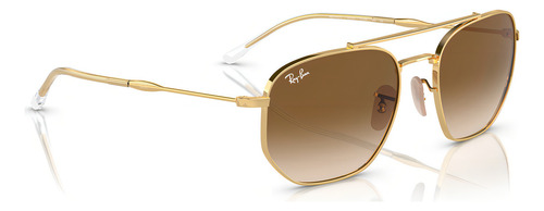 Óculos de Sol Ray Ban RB3707l 001/51 57 Cor da Lente Marrom Gradiente
