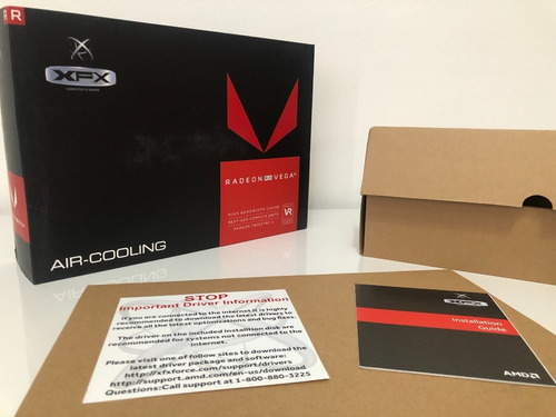 Imagem 1 de 5 de Caixa Da Placa De Vídeo Radeon Rx Vega 56 Xfx Air Cooling