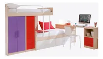 Comprar Dormitorio Camas Desplazadas  + Cajones + Escritorio