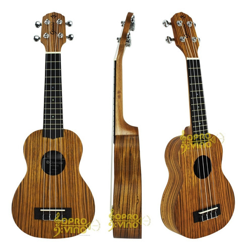 Ukulele Soprano Acústico Madeira C/ Bag Giannini Guk 21zw