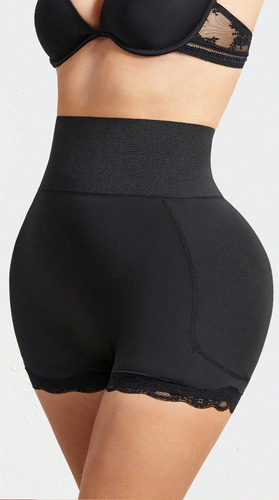 Panty Licra Relleno Faja Aumento Caderas Push Up Pompas