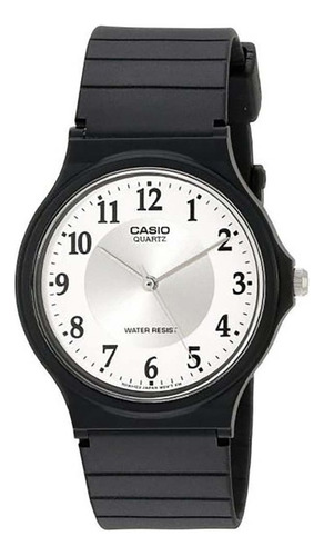 Reloj Casio Negro Mq-24 Colores Surtidos/relojesymas Color del bisel Blanco 7B3