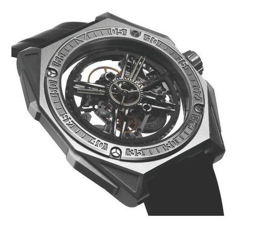Reloj Ciga Design M-series Magician Automático Titanium Correa Glowing Black
