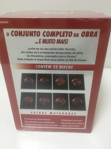 Dexter Box Original Lacrado Com 8 Temporadas (Usado)