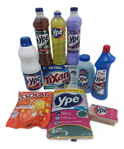 Produto De Limpeza Casa Ypê Sabão Em Pó Detergente Amaciante