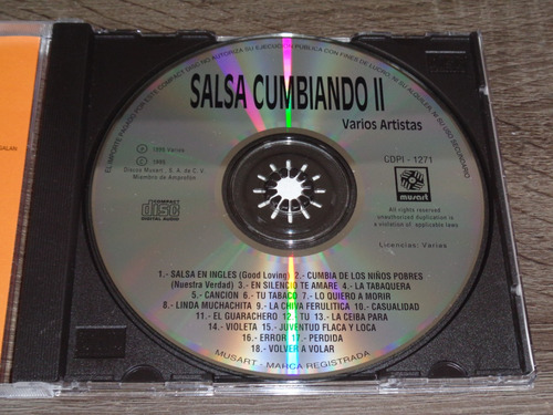 Salsa Cumbiando Vol. 2, Varios Artistas, Musart 1995 (Usado)