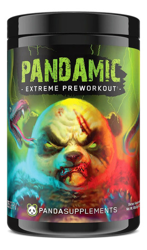 Panda Supplements Pandamic Extreme Pre Workout 25 Servicios Sabor Sour gummy
