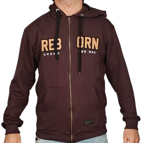 Campera De Hombre Frisa Rústica, Con Estampa, Algodon, Dromo