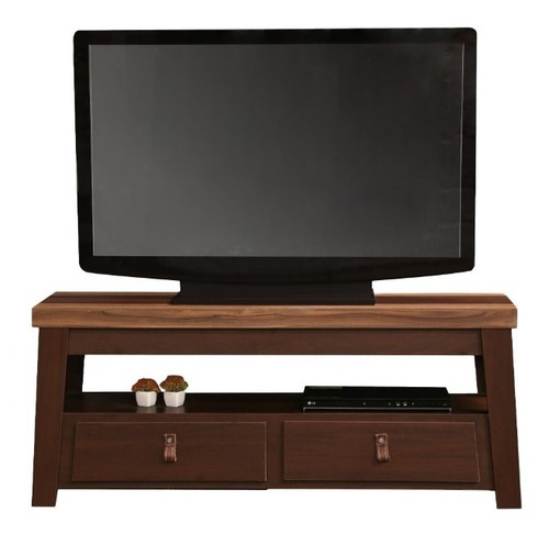 Mesa De Tv Laurie Nogal Këssa Muebles Color Marrón claro