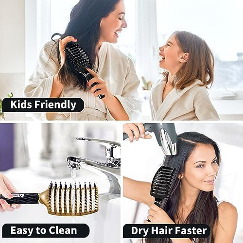 Cepillo Para Desenredar El Cabello, 2 Uds.