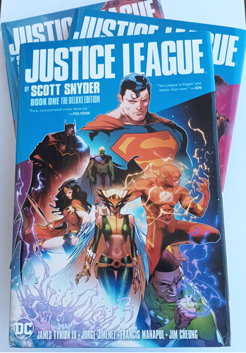 Justice League Scott Snyder Deluxe Edition 3 Libros Completo