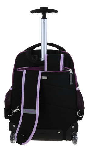 Mochila Grande De Ruedas Con Luz Led Happy Girl Chester
