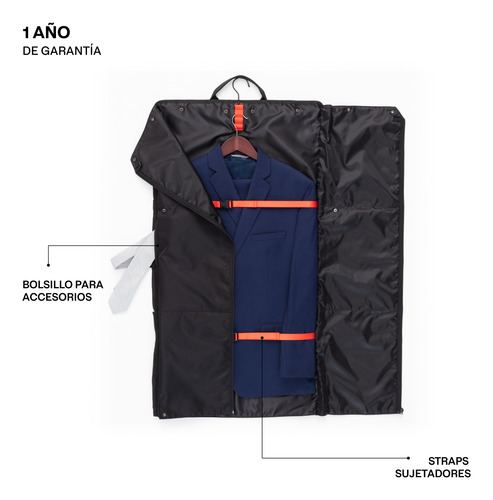 Mappa, Porta Trajes Para Hombre, Funda De Traje Para Viaje Negro