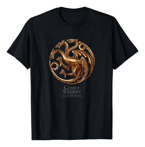 Camiseta Con El Logotipo Del Dragón Del Aniversario De Hierr