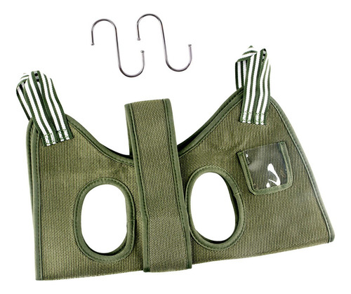 Bolsa De Sujeción Para Perros Y Gatos Con Gancho Verde L